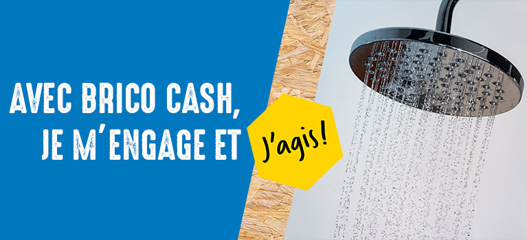 Avec Bricocash,je m'engage et j'agis